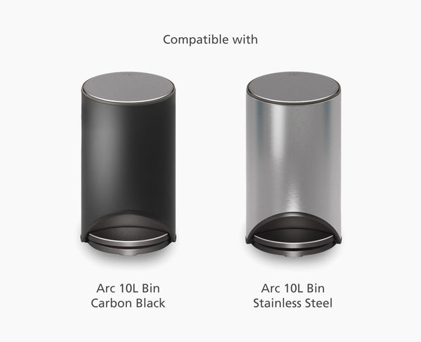 Joseph Joseph IW9 10L Custom-fit Recycled Gray Trash Bags