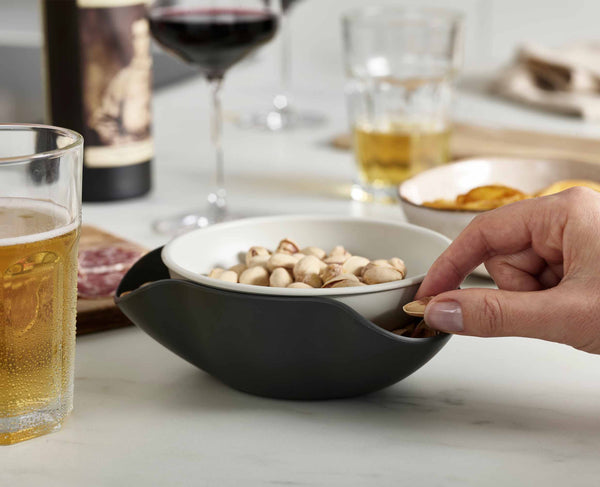 joseph joseph Double-Dish™ Gray Serving Bowl