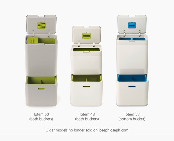 Joseph Joseph IW1 24-36L Gray Recycled Trash Bags