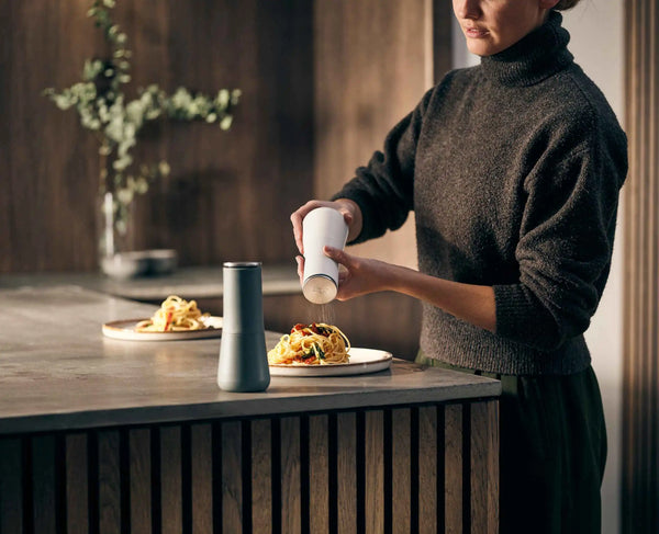 joseph joseph Milltop™ Gray Salt & Pepper Mills