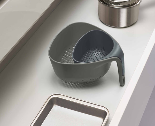 Joseph Joseph Nest™ 2-piece Gray Colander Set