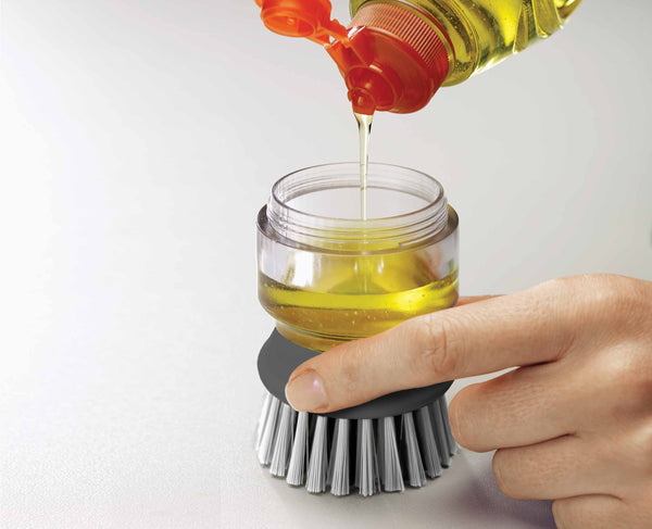 Joseph Joseph Palm Scrub™ Gray Washing Up Brush