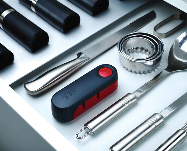 joseph joseph Rota™ Red Folding Knife Sharpener