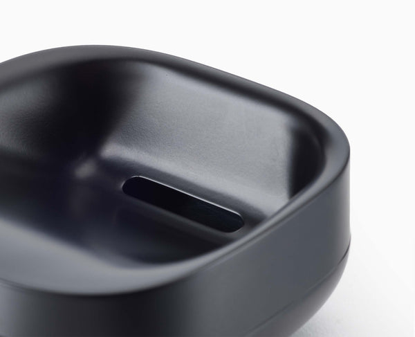 Joseph Joseph Slim™ Compact Matt Black Soap Dish