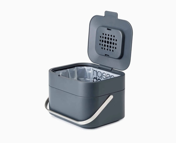 Joseph Joseph Stack 4L Gray Food Waste Caddy