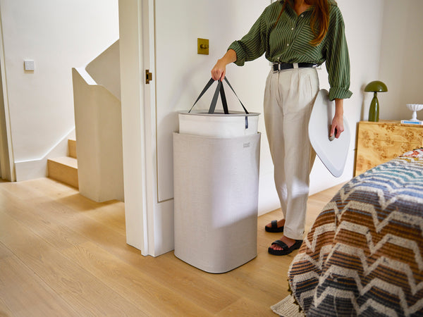 joseph joseph Tota One 60L Ecru Laundry Basket