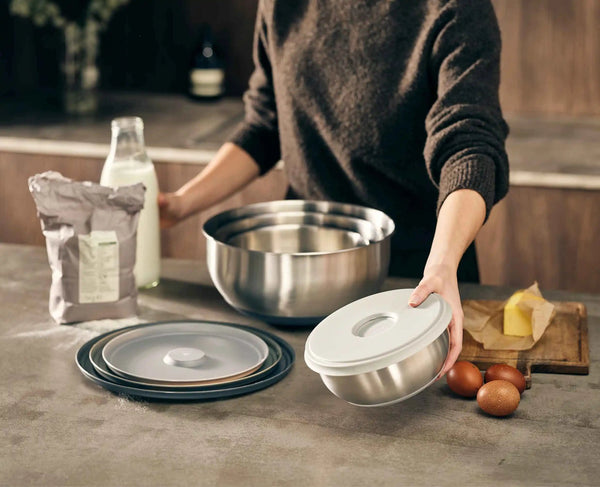 joseph joseph Nest™ Prep&Store Stainless-steel Bowl Set