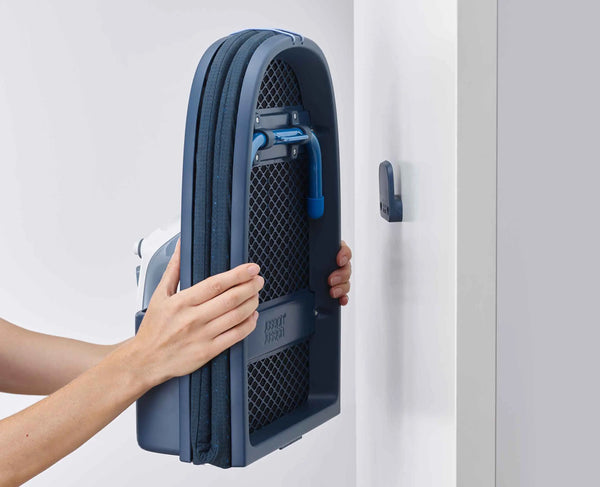 Joseph Joseph Pocket Plus Folding Blue Ironing Board With Advanced Cover