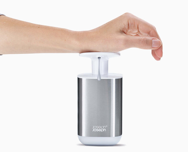 Joseph Joseph Presto™ Stainless-steel Hygienic Soap Dispenser