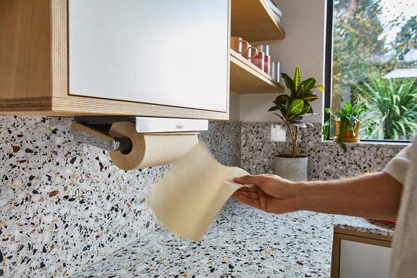 Joseph Joseph RollGrip™ Under-Shelf Stainless-Steel Paper Towel Holder