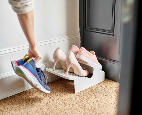 joseph joseph Shoe-In™ Space-saving Ecru Shoe Rack