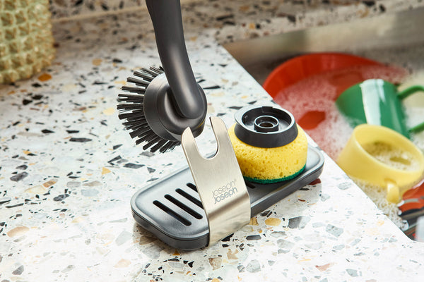 Joseph Joseph SinkTech™ Dish Brush & Sponge Set With Steel Stand