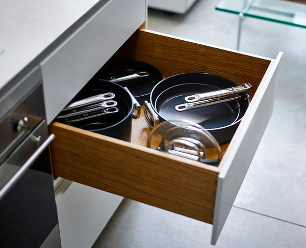 joseph joseph Space Folding Handle Ceramic Non-stick 9.5" Blue Frying Pan