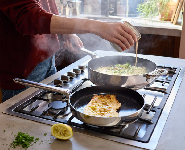 joseph joseph Space Steel Folding Handle Non-Stick 10" Frying Pan