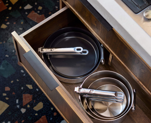 Joseph Joseph Space Steel Folding Handle Non-Stick 11" Frying Pan