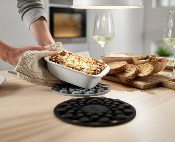 joseph joseph Spot-On™ Set of 2 Gray Silicone Trivets