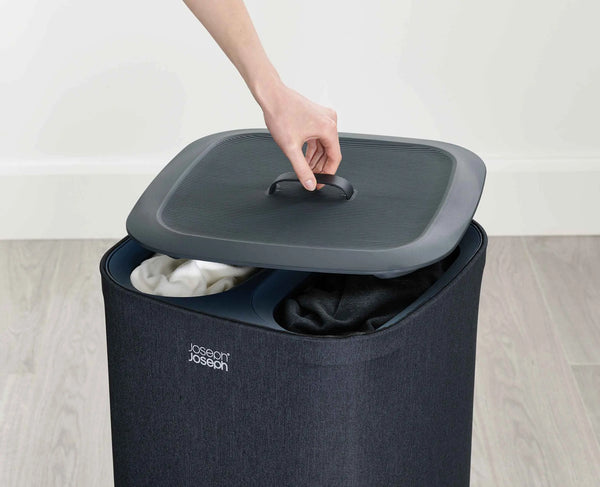 Joseph Joseph Tota 60L Black Laundry Separation Basket
