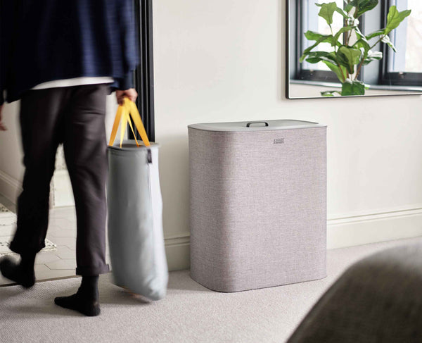 Joseph Joseph Tota Trio 90L Gray Laundry Separation Basket