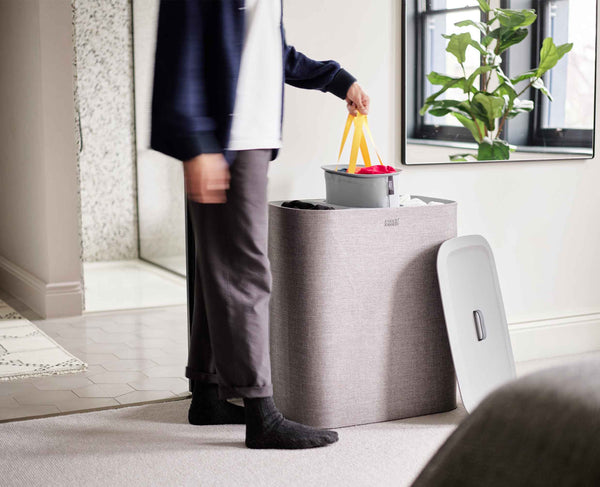joseph joseph Tota Trio 90L Gray Laundry Separation Basket