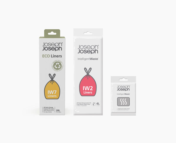 joseph joseph Totem Compact 40L Replacement Trash Bag & Filter Accessory Pack