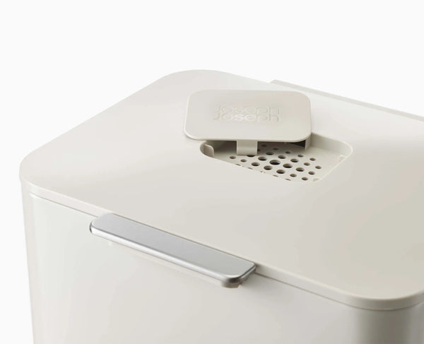 Joseph Joseph Totem Max 60L Stone Waste & Recycling Trash Can