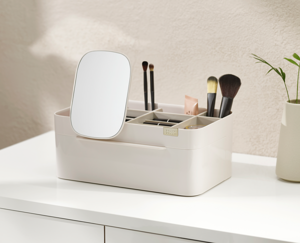joseph joseph Viva Large Cosmetic Organizer with Removable Mirror
