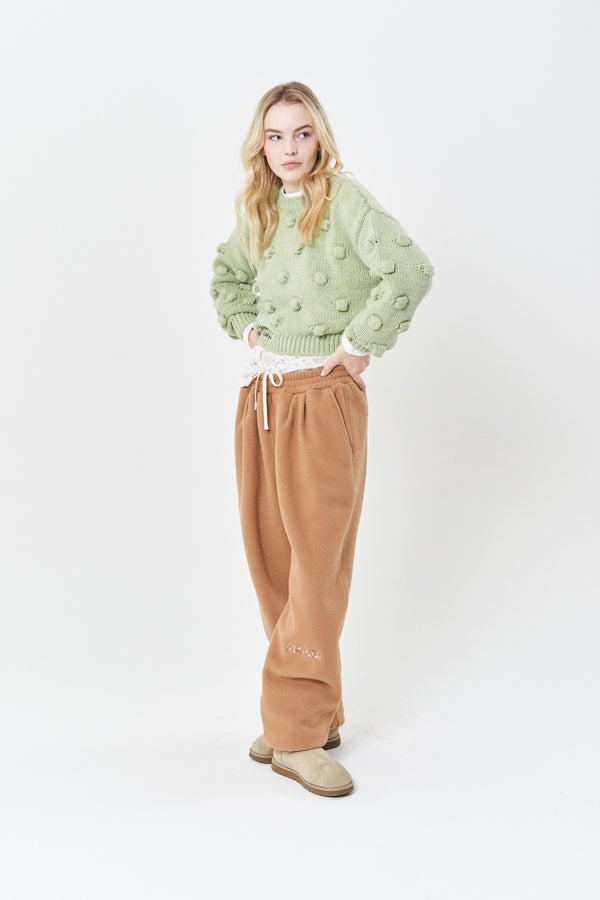 Joshua Sanders CAMEL FLEECE PANTS Camel
