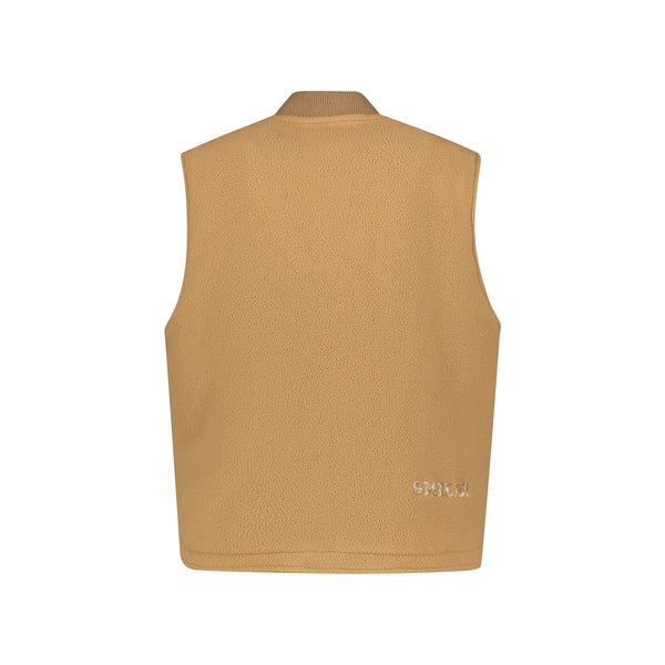 Joshua Sanders CAMEL FLEECE VEST Camel