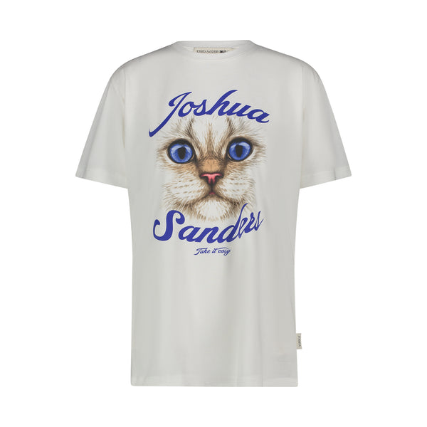 joshua sanders CAT TEE Cream
