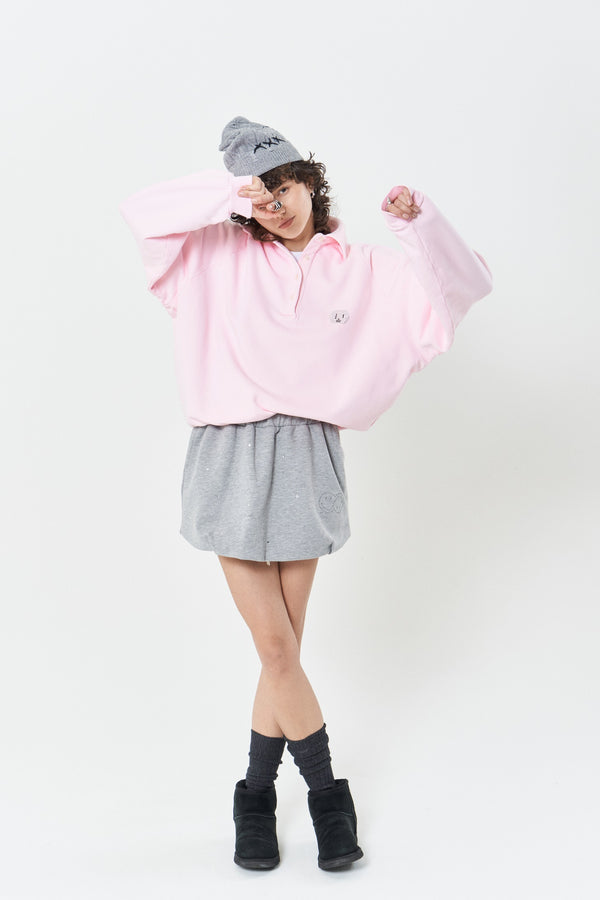 Joshua Sanders CRYSTAL SMILE SKIRT Grey