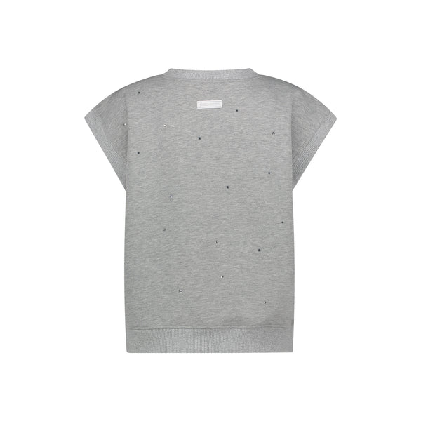 Joshua Sanders CRYSTAL SMILE VEST Grey