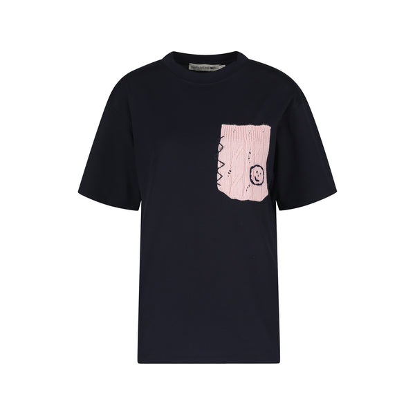 joshua sanders DESTROYED POCKET TEE Blue
