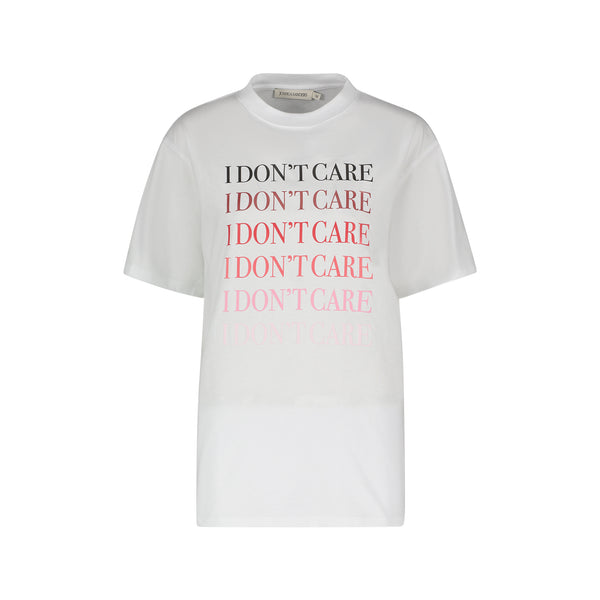 joshua sanders IDONTCARE TEE White
