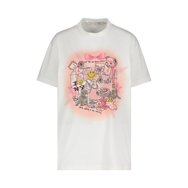 joshua sanders JOSHUA CAT TEE Cream