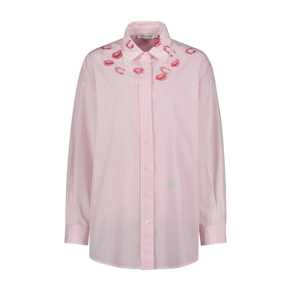 joshua sanders KISS ME SHIRT Pink