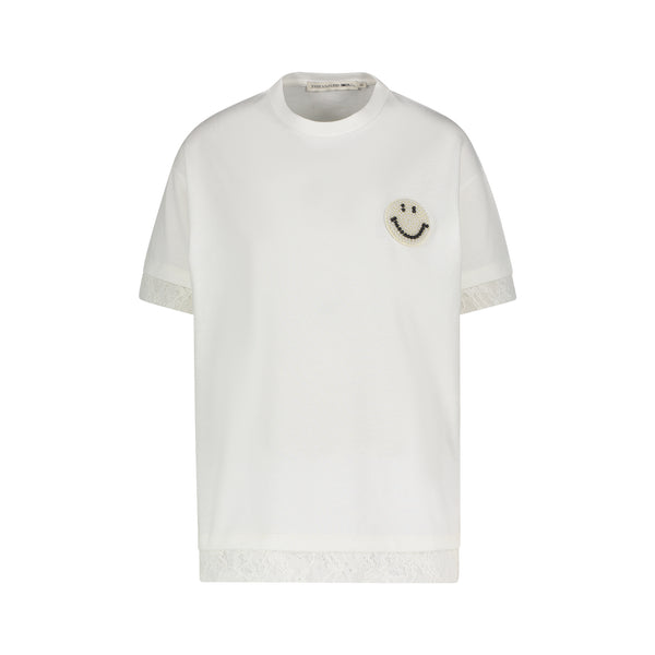 joshua sanders PEARL SMILE TEE Cream