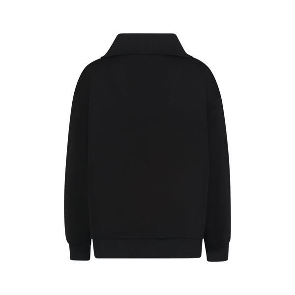 Joshua Sanders PEARL SMILE ZIP UP Black