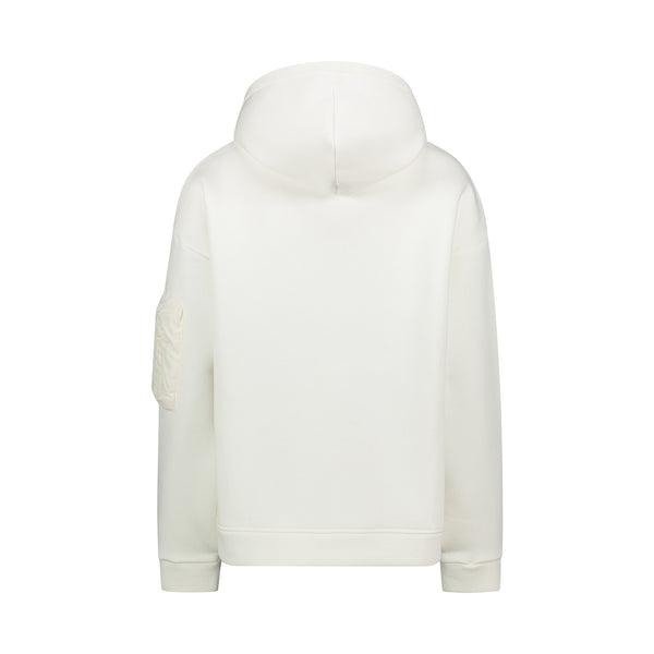 Joshua Sanders PLUG ME BOMBER HOODIE Cream