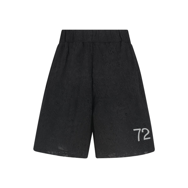 joshua sanders SMILEPLS LACE SHORTS Black