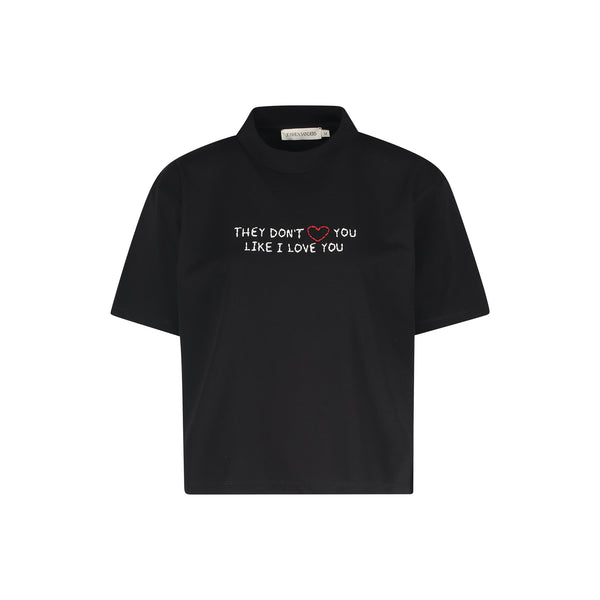 joshua sanders THEY DONT TEE Black