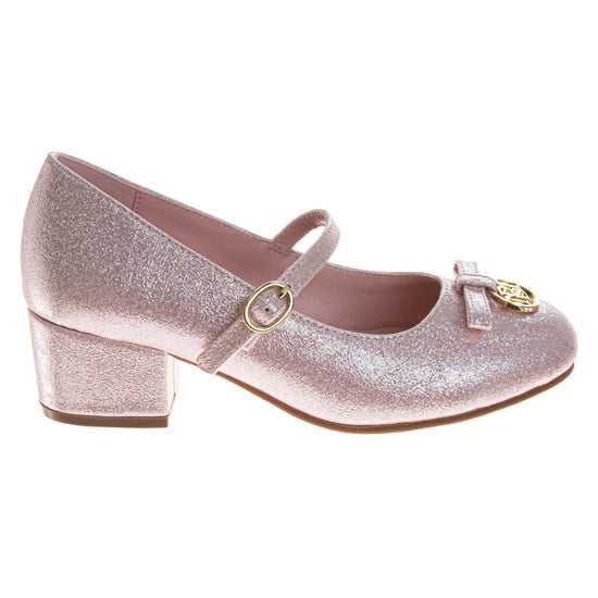 Josmo Badgley Mischka Girls' Toddler Heels Classy Dress Shoes