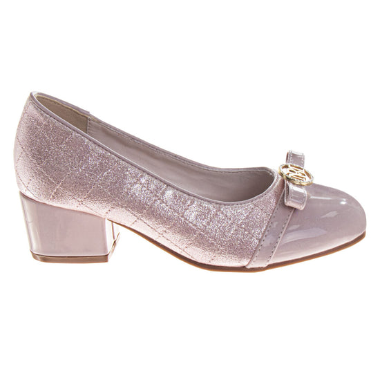 Josmo Badgley Mischka Girls' Toddler Heels Classy Dress Shoes
