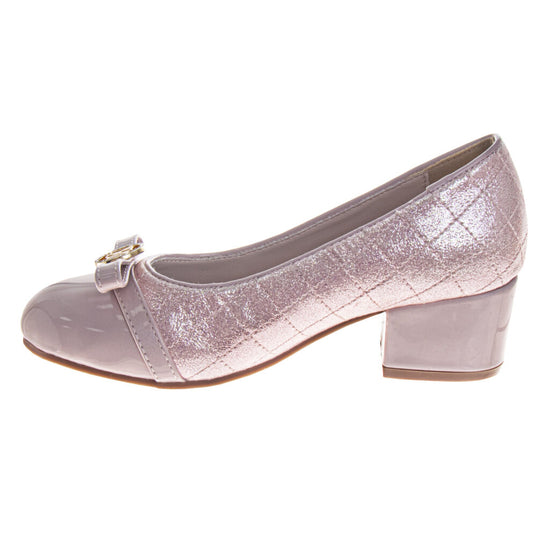 Josmo Badgley Mischka Girls' Toddler Heels Classy Dress Shoes