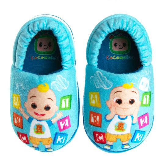 josmo Cocomelon Dual Sizes Boys Nylex Fabric Slippers