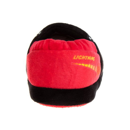 Josmo Disney Boysâ€™ Cars Slippers â€“ Lightning McQueen Fuzzy Slippers (Toddler)