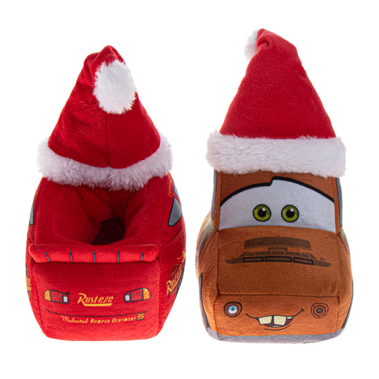 Josmo Disney Cars Boys' Dual Size Slippers (Sizes 5–1 Toddlers)