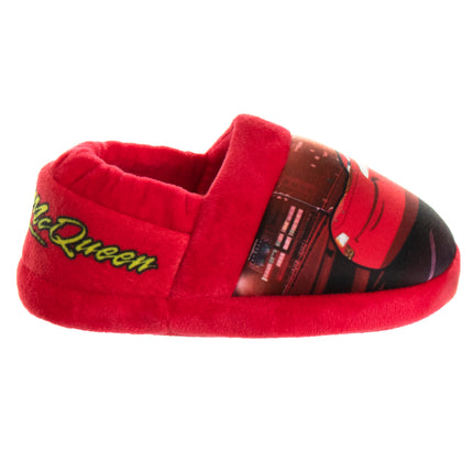 Josmo Disney Cars' Toddler Boys Nylex Fabric Slippers Featuring Lightning McQueeN