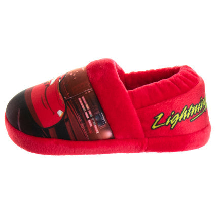 Josmo Disney Cars' Toddler Boys Nylex Fabric Slippers Featuring Lightning McQueeN
