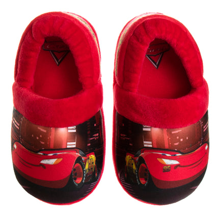 josmo Disney Cars' Toddler Boys Nylex Fabric Slippers Featuring Lightning McQueeN