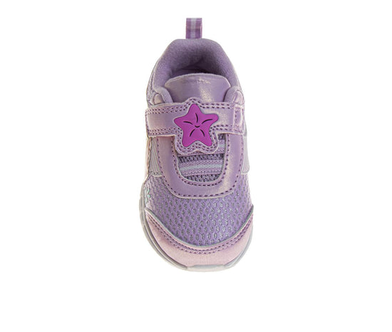 Josmo Disney Character Strap Shoes For Baby Girls - Little Mermaid Ariel Comftable Lightweight Sneakers (Size 2-4 Infant 5-6 Toddler)